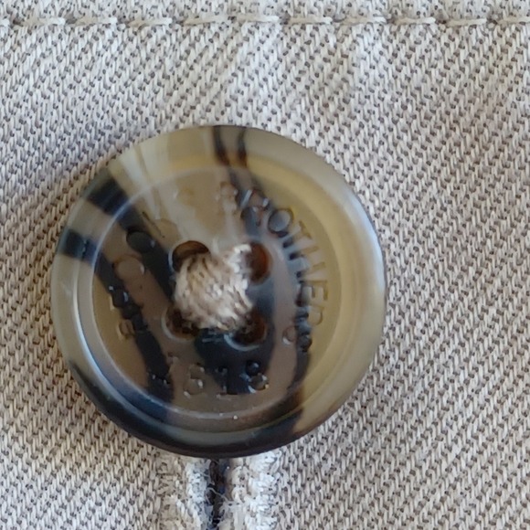 Brooks Brothers Mens Tan Advantage Chino Stretch Clark Fit Pants W36 L30 - Picture 8 of 8